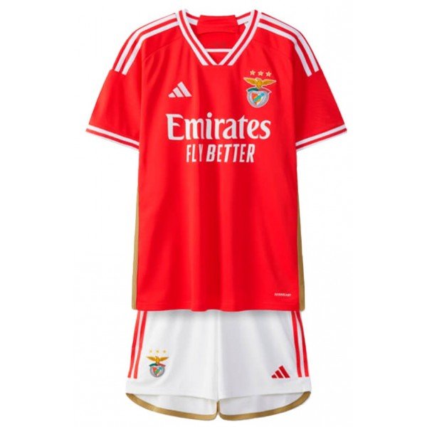 Kit infantil I Benfica 2023 2024 Adidas oficial Kit infantil I Benfica 2023 2024 Adidas oficial