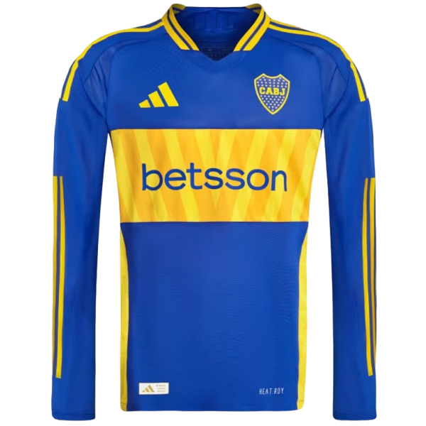 Camisa I Boca Juniors 2024 2025 Adidas oficial manga comprida