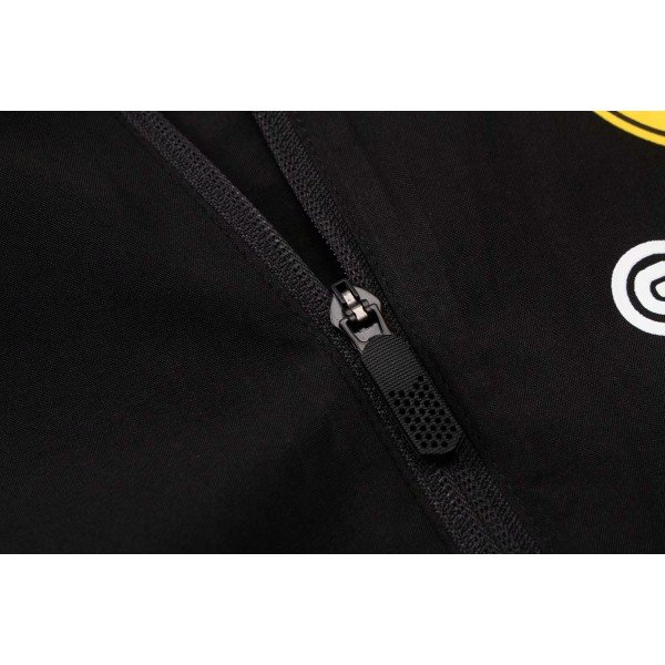 Jaqueta corta vento oficial Puma Borussia Dortmund 2018 2019 preta