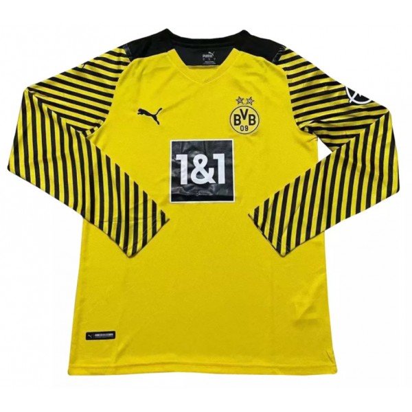 Camisa I Borussia Dortmund 2021 2022 Puma oficial manga comprida