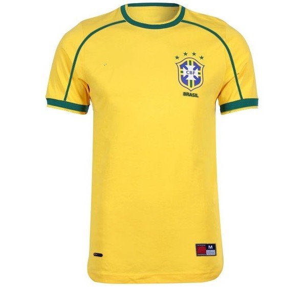 Camisa retro seleção do Brasil 1998 I jogador