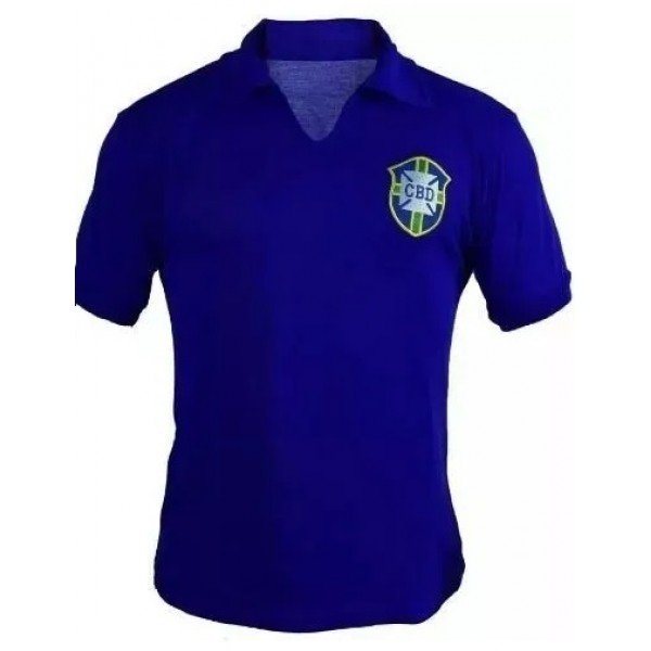 Camisa retro Seleção do Brasil 1958 II jogador