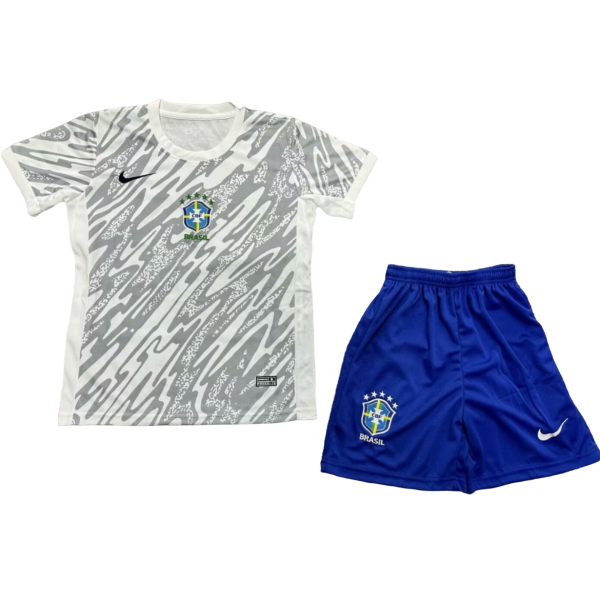 Kit infantil Goleiro II Seleção do Brasil 2024 Away