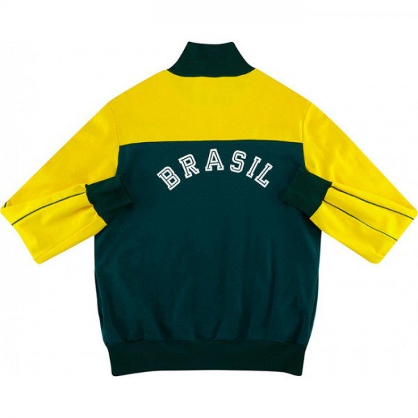 Jaqueta retro Topper seleção do Brasil 1982 Verde e Amarela