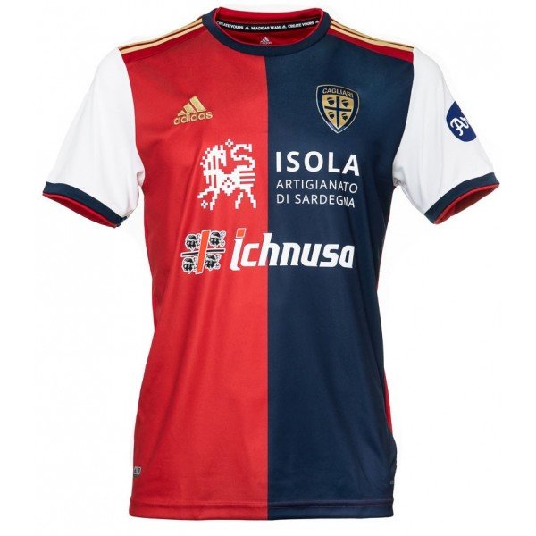 Camisa oficial Adidas Cagliari 2020 2021 I jogador