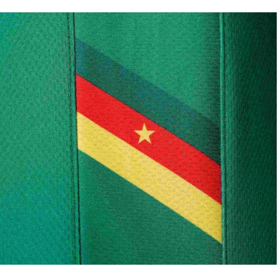 Camisa oficial Le Coq Sportif seleção de Camarões 2019 I jogador Camisa oficial Le Coq Sportif seleção de Camarões 2019 I jogador