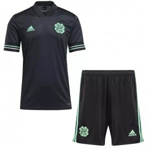 Kit infantil oficial Adidas Celtic 2020 2021 III jogador