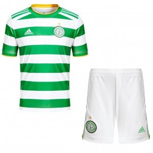Kit infantil oficial Adidas Celtic 2020 2021 I jogador