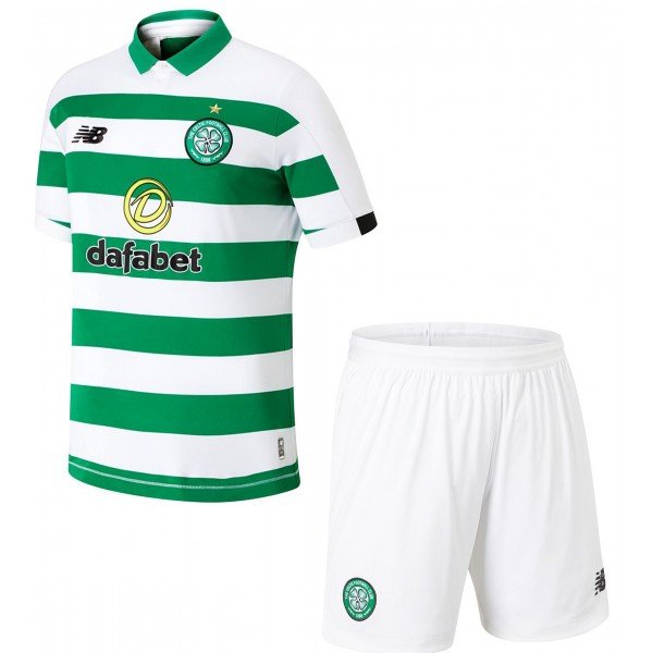 Kit infantil oficial New Balance Celtic 2019 2020 I jogador