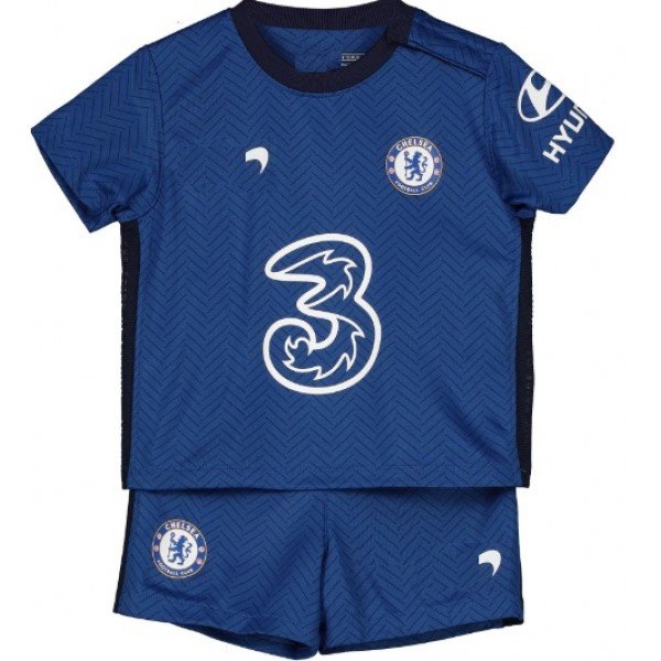 Kit infantil Chelsea 2020 2021 I Home jogador