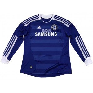 Camisa retro Adidas Chelsea 2011 2012 I jogador Final manga comprida