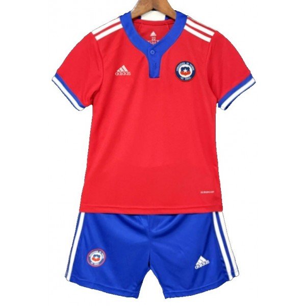 Kit infantil I seleção do Chile 2021 2022 Adidas oficial
