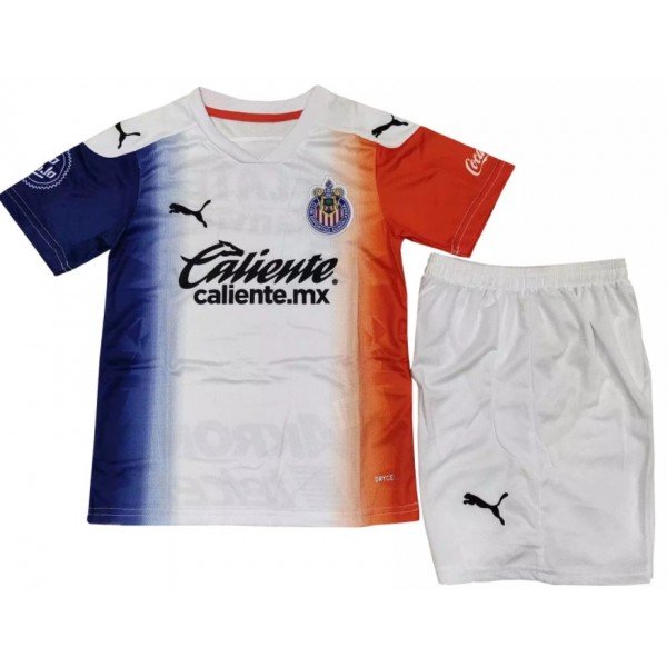 Kit infantil oficial Puma  Chivas Guadalajara 2020 2021 II jogador