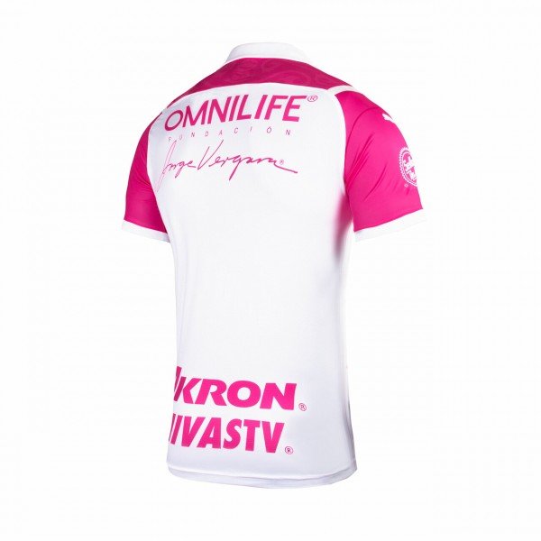 Camisa Chivas Guadalajara 2021 2022 Puma Oficial Outubro Rosa