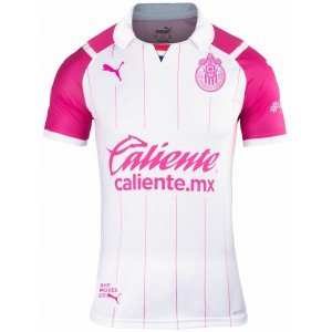 Camisa Chivas Guadalajara 2021 2022 Puma Oficial Outubro Rosa