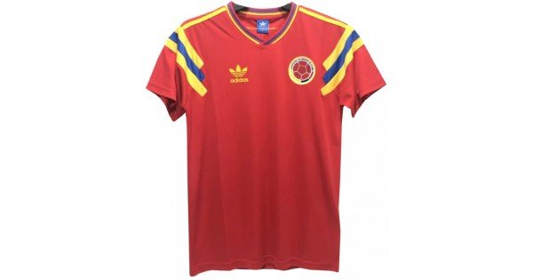 Camisa II Seleção da Colômbia 1990 Adidas retro