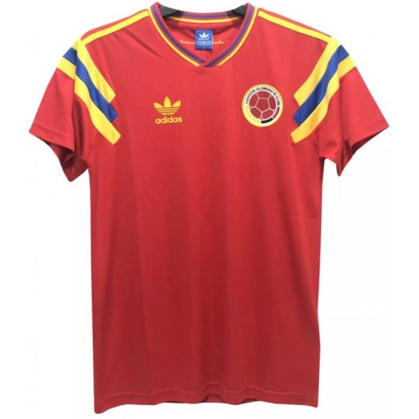 Camisa II Seleção da Colômbia 1990 Adidas retro