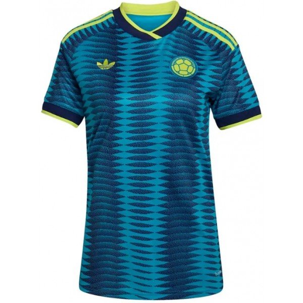 Camisa Feminina II Seleção da Colombia 2026 Adidas oficial 