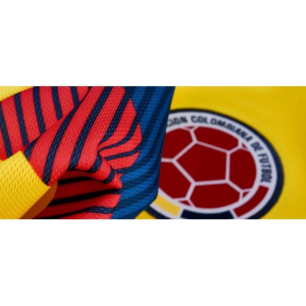 Camisa oficial Adidas seleção da Colombia 2018 I jogador manga comprida