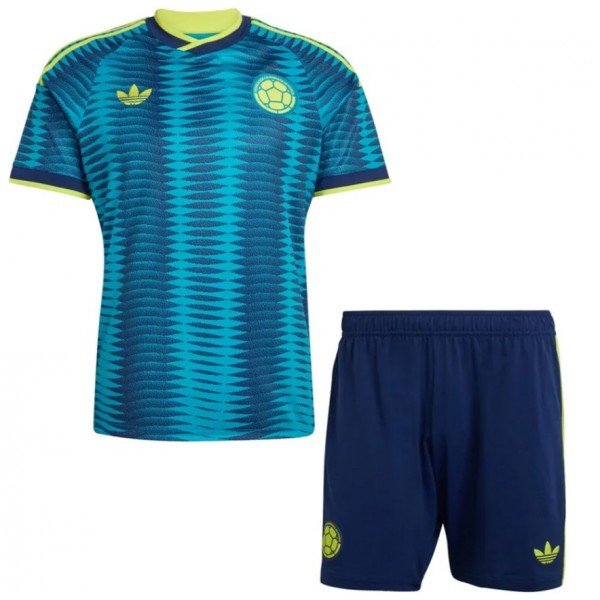 Kit infantil II Seleção da Colombia 2026 Adidas oficial 