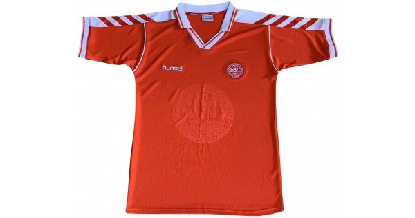 Loja loucos por futebol - Camisa retro Hummel seleção da Dinamarca