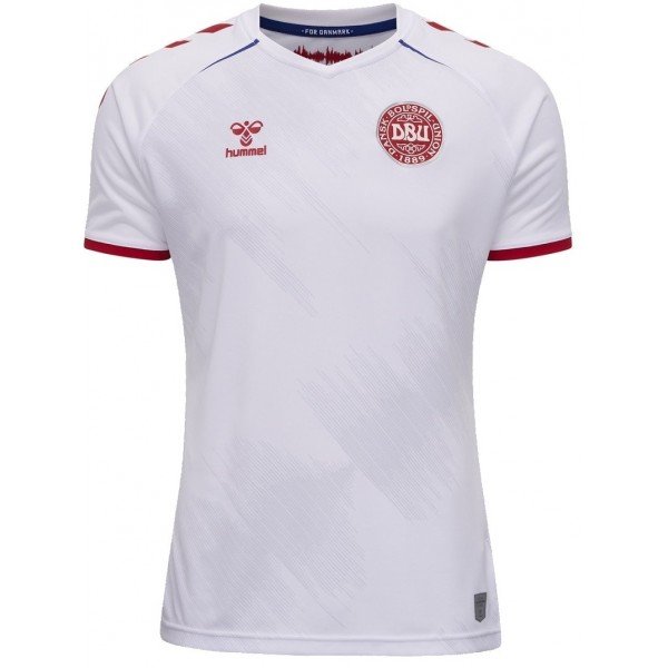 Camisa II seleção da Dinamarca 2021 2022 Hummel oficial