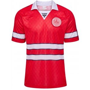 Camisa I Seleção da Dinamarca 1988 Hummel retro