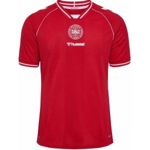 Camisa I Seleção da Dinamarca 2026 Hummel oficial 