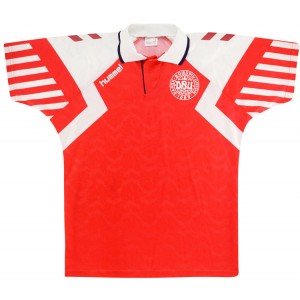 Camisa retro Hummel seleção da Dinamarca 1992 I jogador