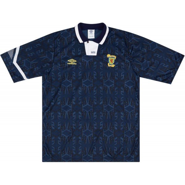 Camisa I Seleção da Escócia 1992 1993 Umbro retro