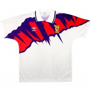 Camisa II Seleção da Escócia retro 1992 Umbro