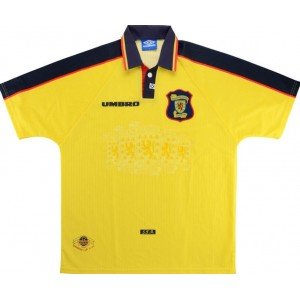 Camisa retro Umbro seleção da Escócia 1998 II jogador