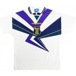 Camisa retro Umbro seleção da Escócia 1996 II jogador