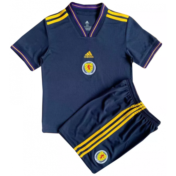 Kit infantil I Seleção da Escócia 2022 Adidas oficial 