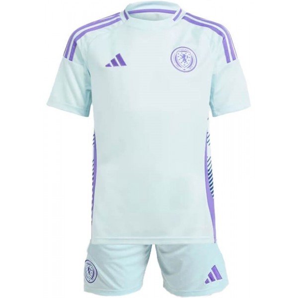 Kit infantil II Seleção da Escócia 2024 Adidas oficial 