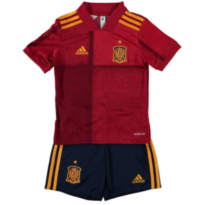 Kit infantil oficial Adidas seleção da Espanha 2020 2021 I jogador