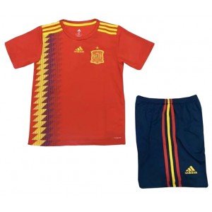 Kit infantil oficial Adidas seleção da Espanha 2018 I jogador