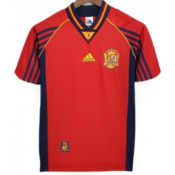 Camisa I Seleção da Espanha 1998 Adidas retro