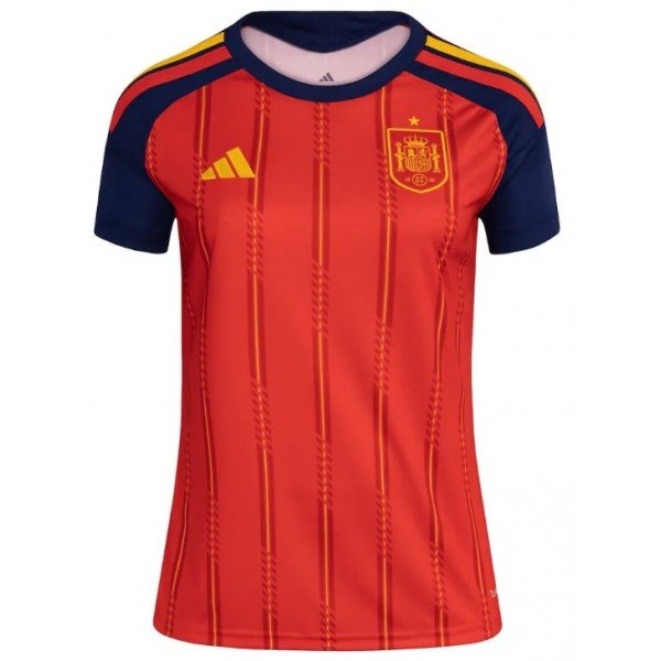 Camisa Feminina I Seleção da Espanha 2026 Adidas oficial 