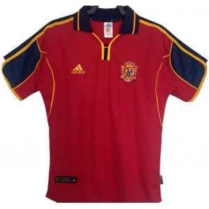 Camisa I Seleção da Espanha 2000 Adidas retro