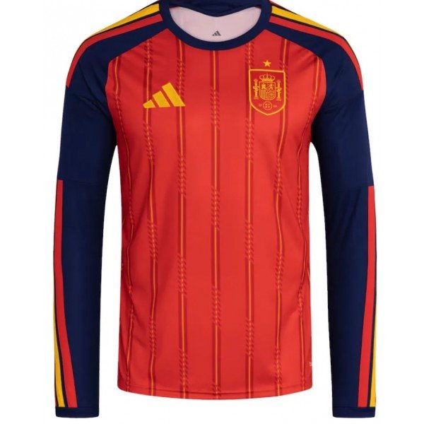 Camisa I Seleção da Espanha 2026 Adidas oficial manga comprida