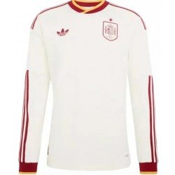 Camisa II Seleção da Espanha 2026 Adidas oficial manga comprida
