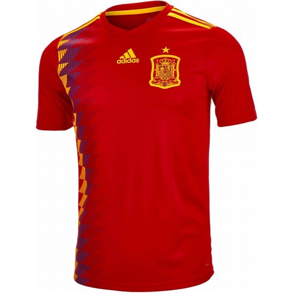 Camisa oficial Adidas Seleção da Espanha 2018 I jogador