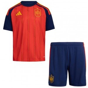 Kit infantil I Seleção da Espanha 2026 Adidas oficial Kit infantil I Seleção da Espanha 2026 Adidas oficial