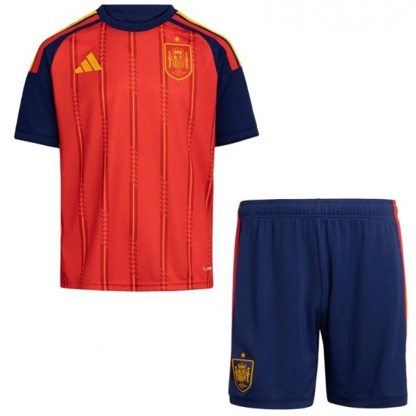 Kit infantil I Seleção da Espanha 2026 Adidas oficial 