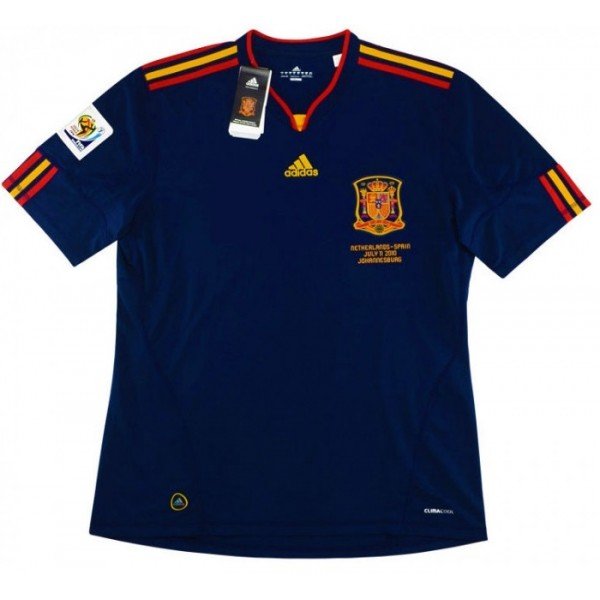 Camisa retro Adidas seleção da Espanha 2010 II jogador FINAL