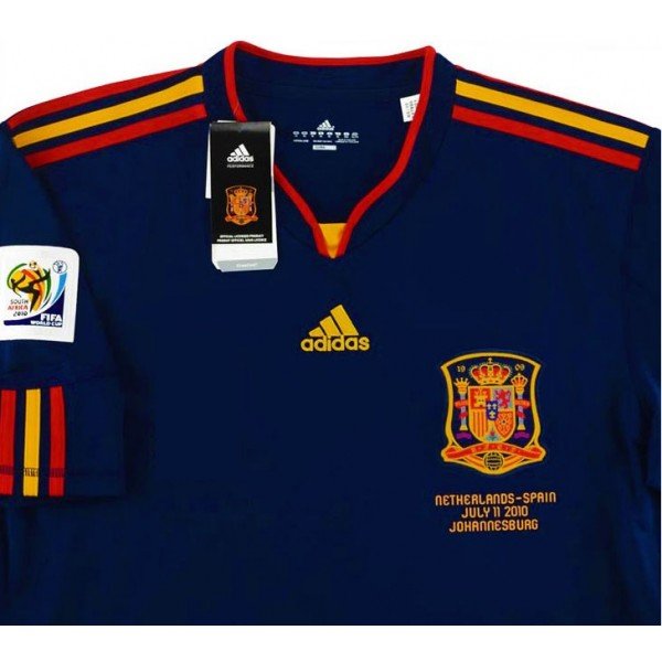 Camisa retro Adidas seleção da Espanha 2010 II jogador FINAL
