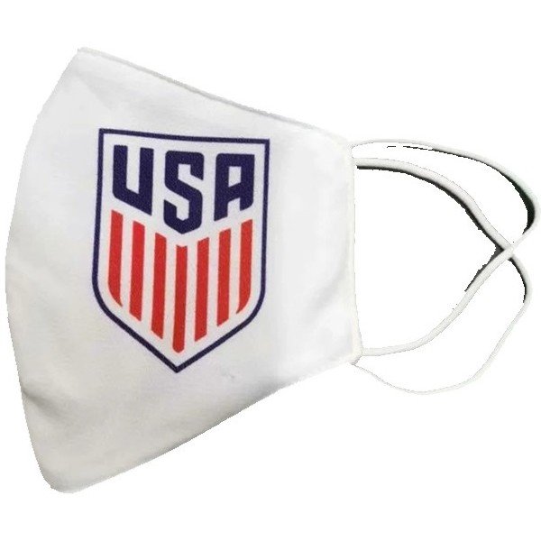 Mascara personalizada seleção dos Estados Unidos 2020 Branca