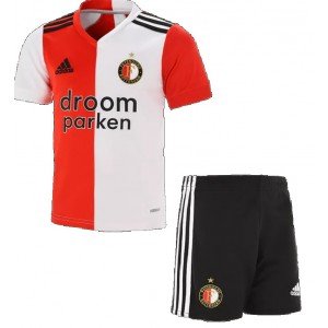 Kit infantil oficial Adidas Feyenoord 2020 2021 I jogador