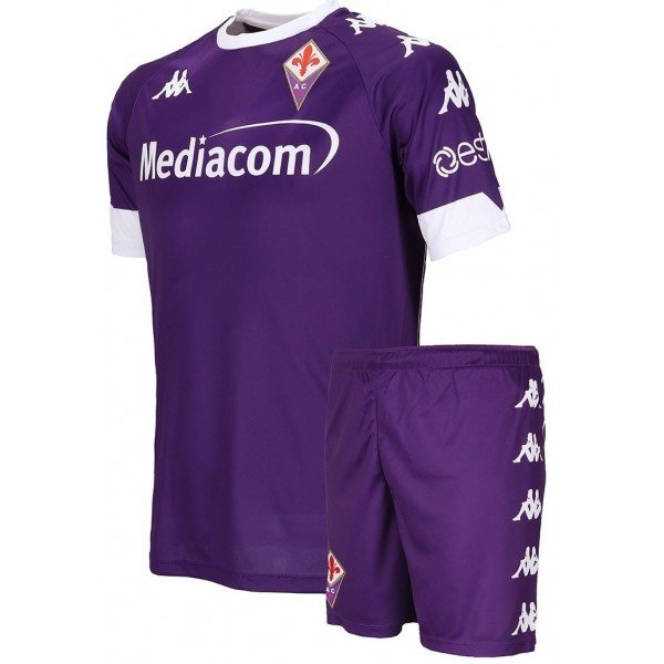 Kit infantil oficial Kappa Fiorentina 2020 2021 I jogador